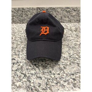 Detroit Tigers New Era 9Twenty Navy Adjustable Strapback Dad Hat
